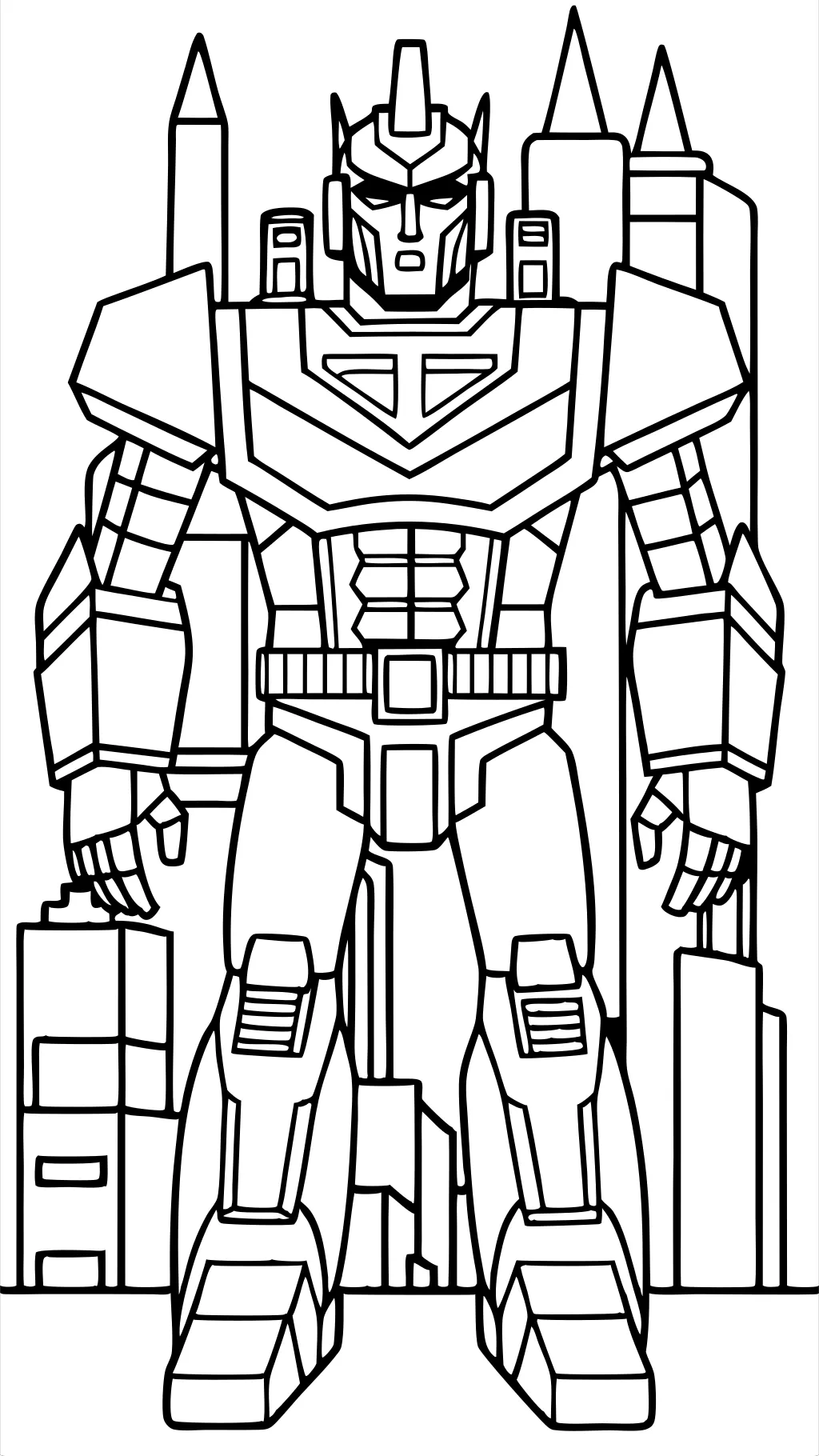 transformers megatron coloring pages